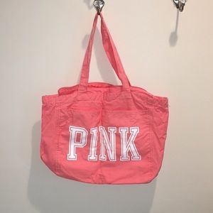 Victoria’s Secret pink coral tote